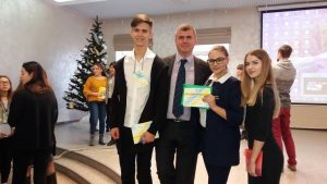 Катерина Гусєва, Дар’я Хайрулліна,Дмитро Прудник та заступнику Міністр молоді та спорту України Олександр Ярема